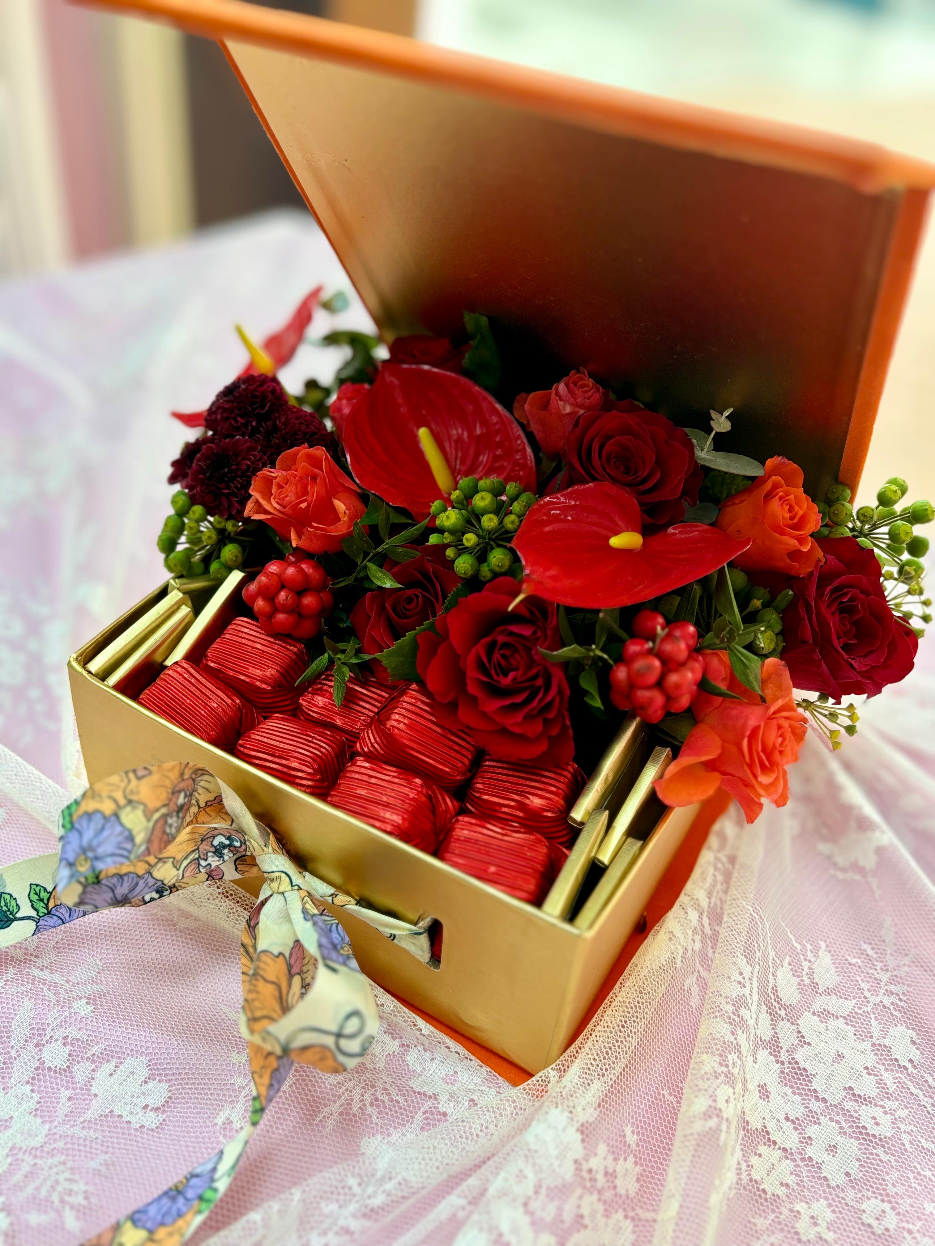 Çikolata Ve Çiçek